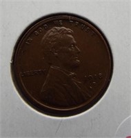 1918-D Lincoln cent. AU.