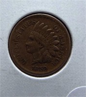 1859 Indian head cent. XF.
