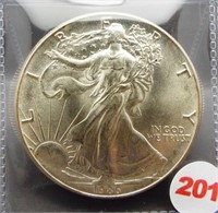 1986 American Silver Eagle.