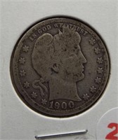 1900 Barber quarter.