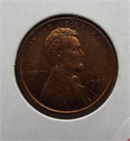 1909-VDB Lincoln cent. GEM BU.