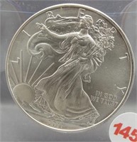 2011 Pristine White American silver Eagle. GEM.