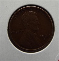 1912-S Lincoln cent. VF.