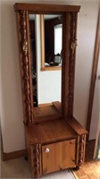 HALL SEAT WITH MIRROR