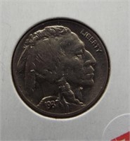 1937-D Buffalo nickel. BU.