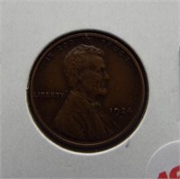 1924-D Lincoln cent. VF.