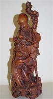 Vintage Chinese carved figure of Shouxing