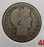 1912-D Barber half dollar.