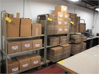 (3) Bindery Carts w/ Contents Including: