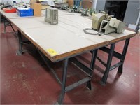 (5) Wood Top Workbenches