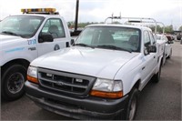 3 2000 FORD RANGER WHITE 1FTYR14X4YTA81522