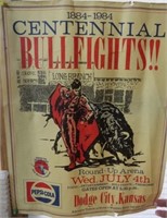 Bull fighting poster 1884-1984