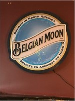 Belgian Moon Illuminated 24" Beer Sign