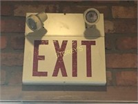 Exit Sign w/ Emergency Lights