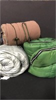 Lot of sleeping bags