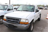 1 2000 FORD RANGER WHITE 1FTYR10C2YPC02611