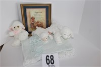 Baby Blanket, Stuffed Animals, Print