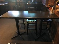 30" x 6' High Top Bar Table
