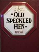 Metal "Old Speckeled Hen" Bar Sign - 24"