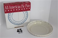 Longaberger All American Pie Plate
