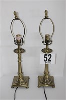 23" Pair of Lamps