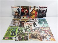 13 BD: Conan, The Flash, Catwoman, etc