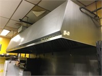 11' S/S Exhaust Hood w/ Fire Suppression System