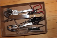 Tray of utenils