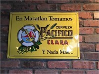 Pacifico Metal Sign - 26" x 17"