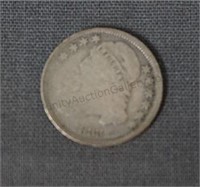 1833 Caped Bust Silver Dime - 10 Cent Coin