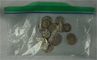 25 1916-1945 Mercury Silver Dimes - 10 cent coins