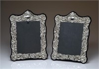 PAIR OF SILVERPLATE PICTURE FRAMES