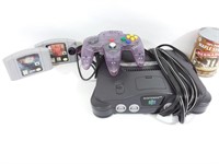 Nintendo 64 testé fonctionnel, manette et 2 jeux