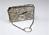 ENGLISH SILVER PURSE CARD CASE