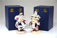 TWO ROYAL CROWN DERBY MANSION HOUSE DWARFS