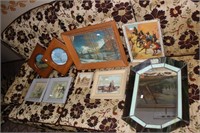 lot of pictures & tray
