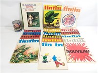 Lot de BD et revues Tintin