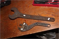 2 old wrenches