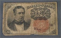 1874 10 Cent U.S. Fractional Currency Note