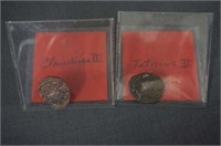 Ancient Claudius II and Tetricus II Bronze Coins