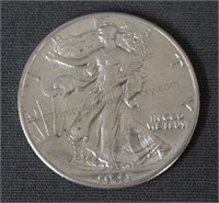 1941 Walking Liberty Unc. Silver Half Dollar