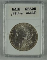 1885-O Morgan Dollar MS-63 Silver $1 Coin