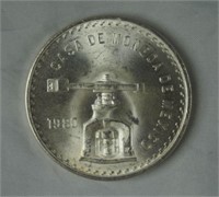 1980 1oz Silver Mexican Casa De Moneda Coin