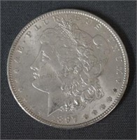 1897 Morgan BU Silver Dollar