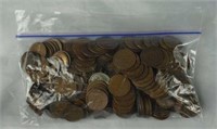 250 1909-1958 Lincoln Wheat Pennies - 1 cent coins