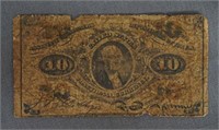 1863 10 Cent U.S. Fractional Currency Note