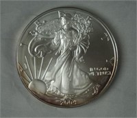 2004 1oz Silver American Eagle Unc. Coin