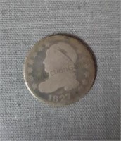 1827 Caped Bust Silver Dime - 10 Cent Coin