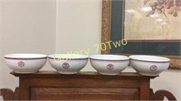 WWII U.S Medical department bowls