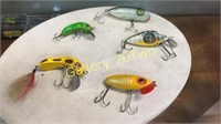 Selection of vintage fishing Lures-includes Fred